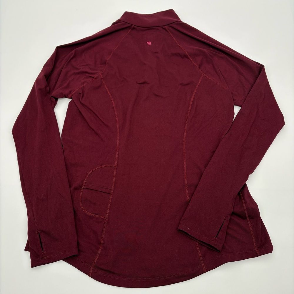 Mountain hardware | men’s Maroon Long Sleeve Top - Picture 5 of 8